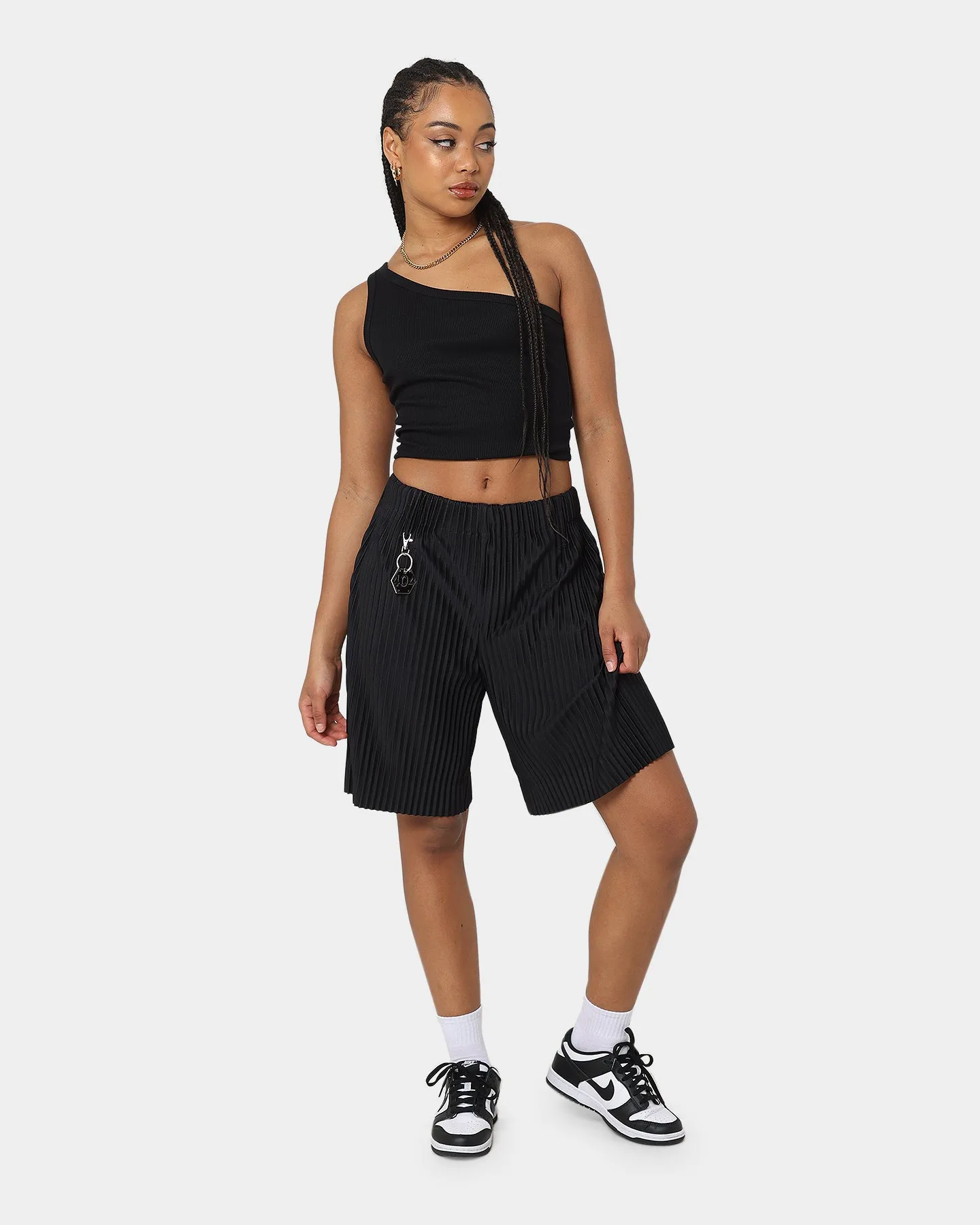 404 Harbour Plisse Shorts Black