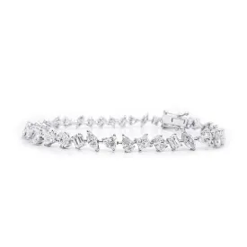 5ct Multishape Diamond Tennis Bracelet