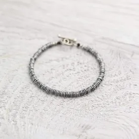 Aged Hill Tribe Silver Bracelet