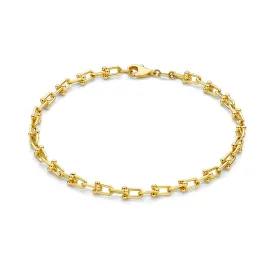 Aidee Royale 14 karat gold link bracelet