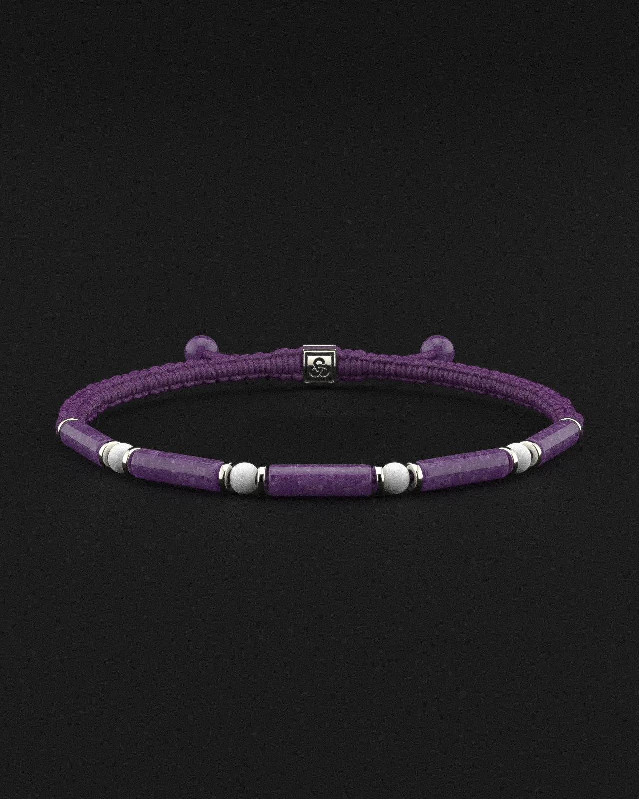 Amethyst   Tridacna Bracelet 4mm | VITA