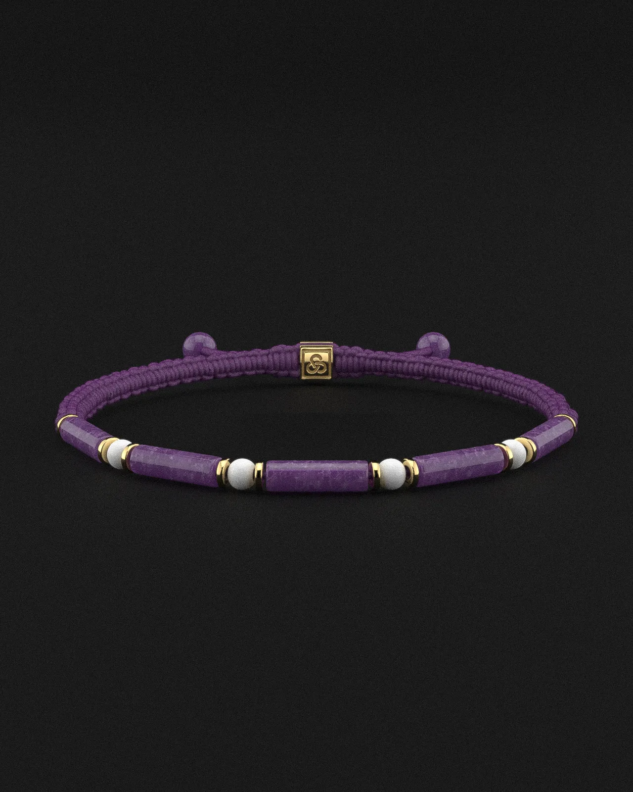 Amethyst   Tridacna Bracelet 4mm | VITA