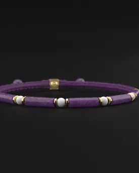 Amethyst   Tridacna Bracelet 4mm | VITA