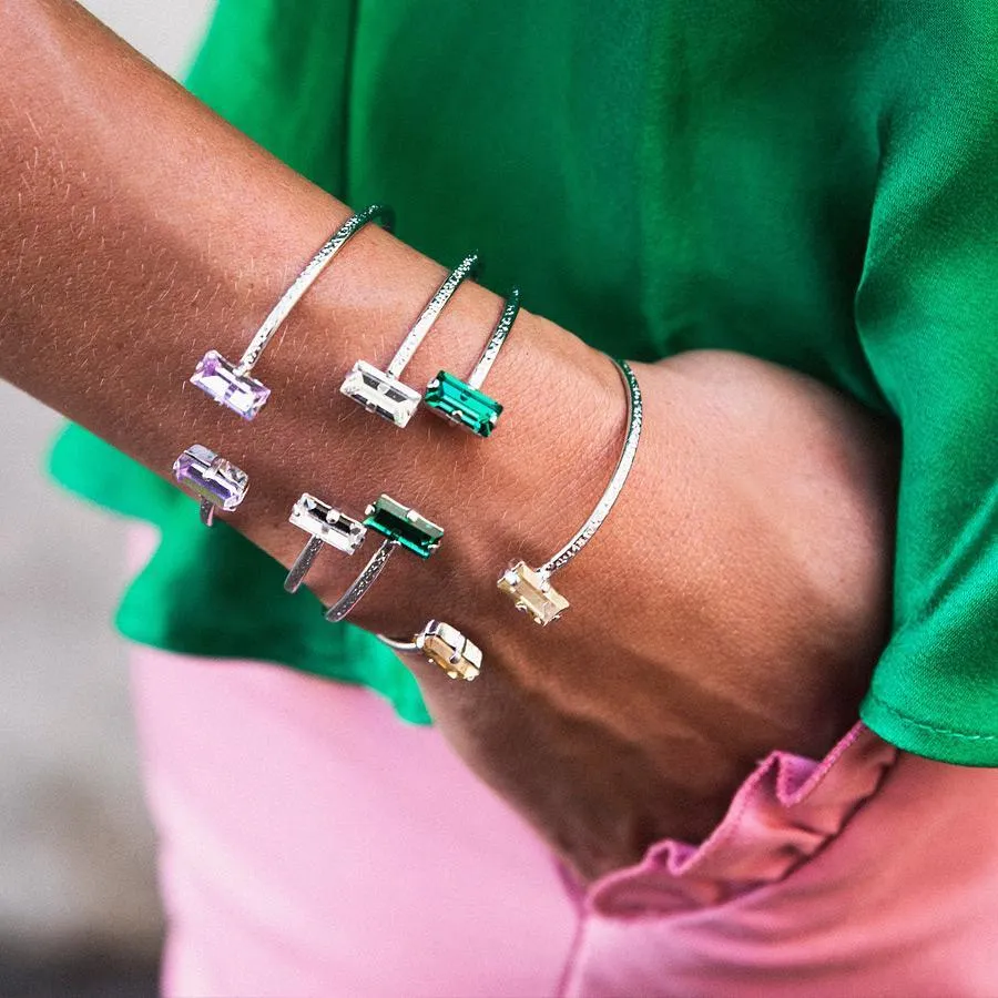 Baguette Bracelet / Emerald