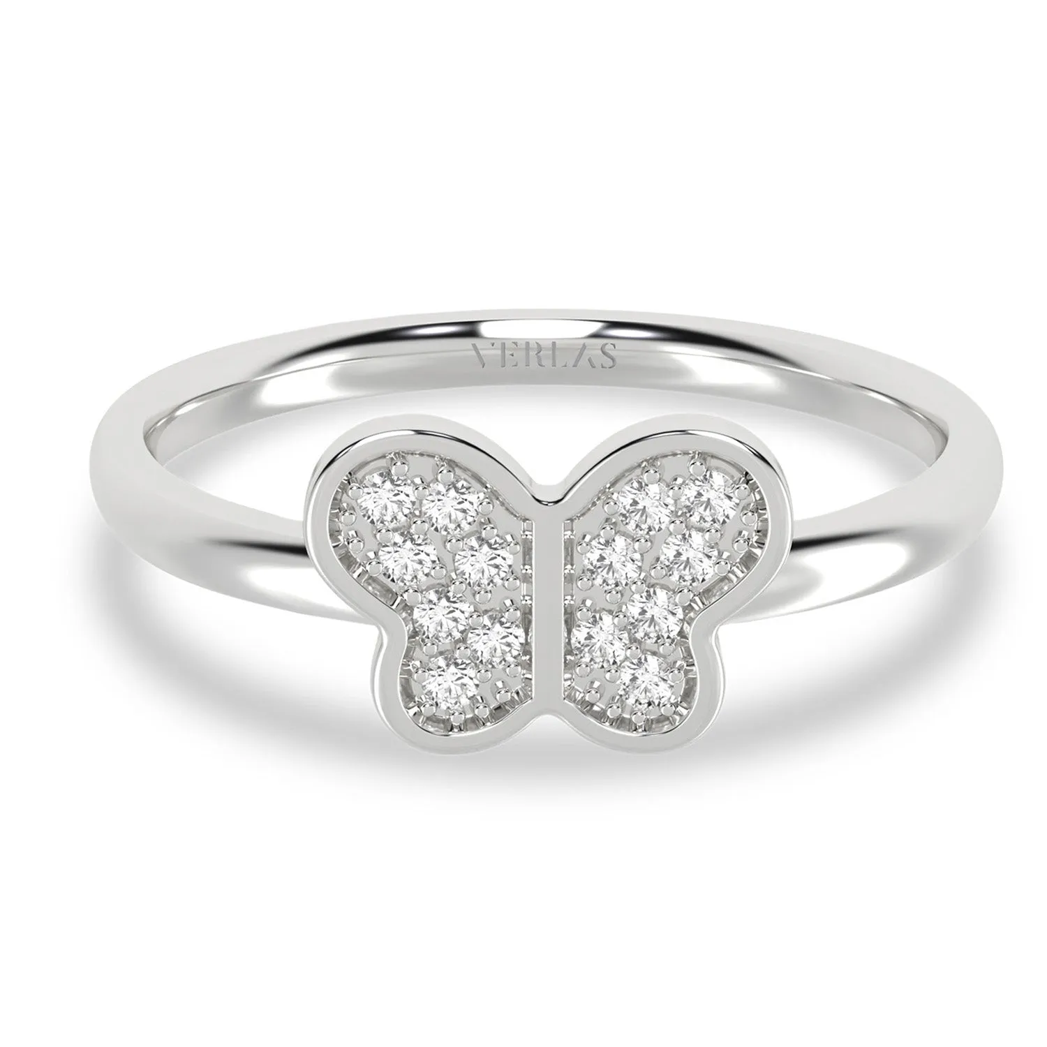 Butterfly Diamond Glistening Ring