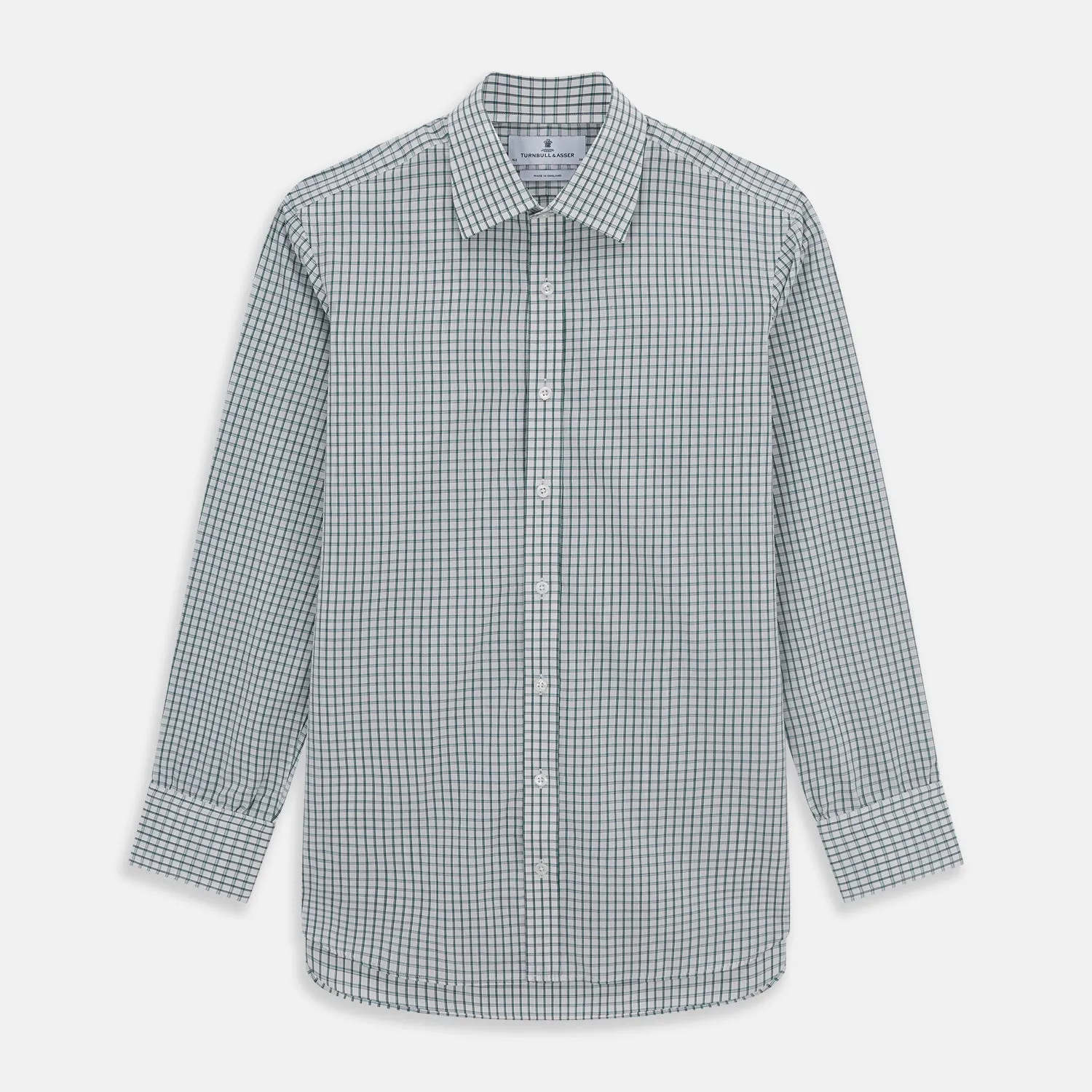 Dark Green Tattersall Check Mayfair Shirt