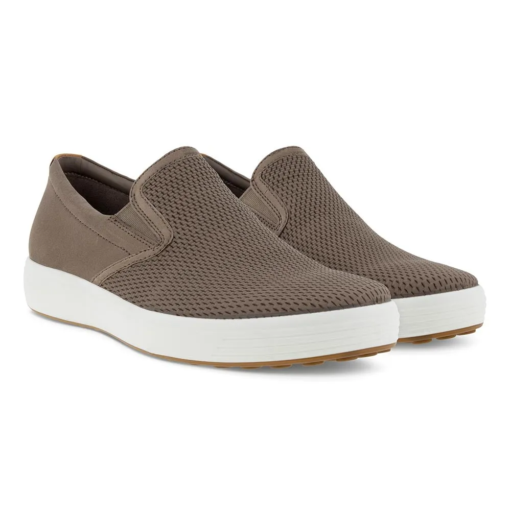 Ecco Soft 7 Slip On Shoe - Taupe / Taupe / Lion