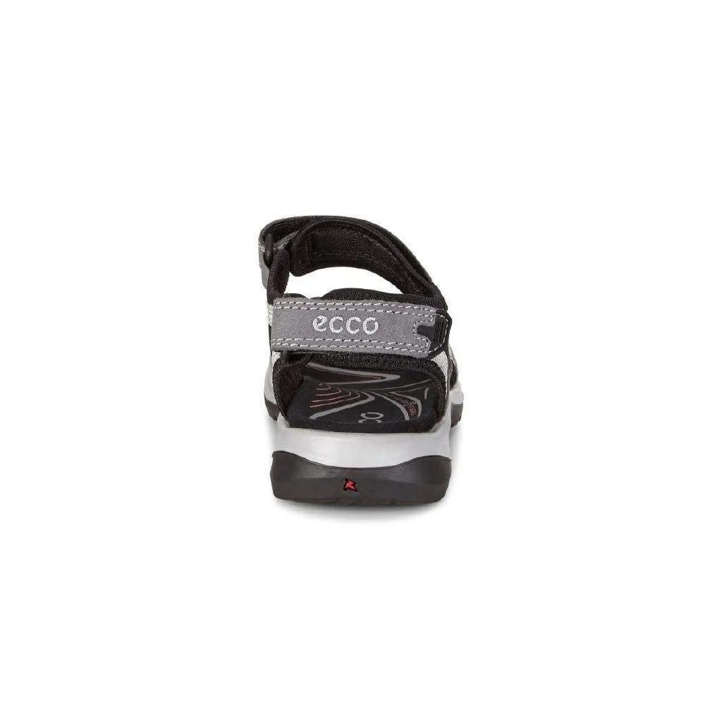 ECCO Womens Yucatan Sandal in Road Titanium Leather, Style 069563