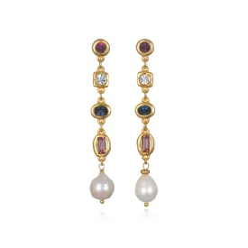 Eugenia Gem Drop Earrings