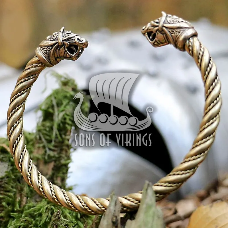 Floki (Vikings) Bracelet - Brass