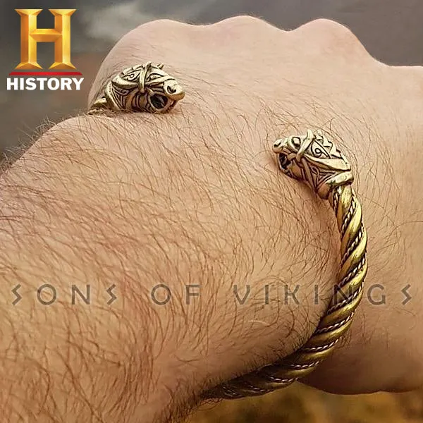 Floki (Vikings) Bracelet - Brass