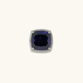 Giant Blue Sapphire Statement Ring