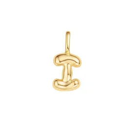 Gold I Letter Charm