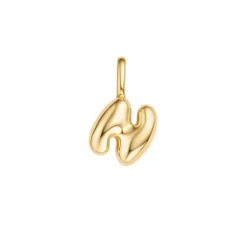 Gold N Letter Charm