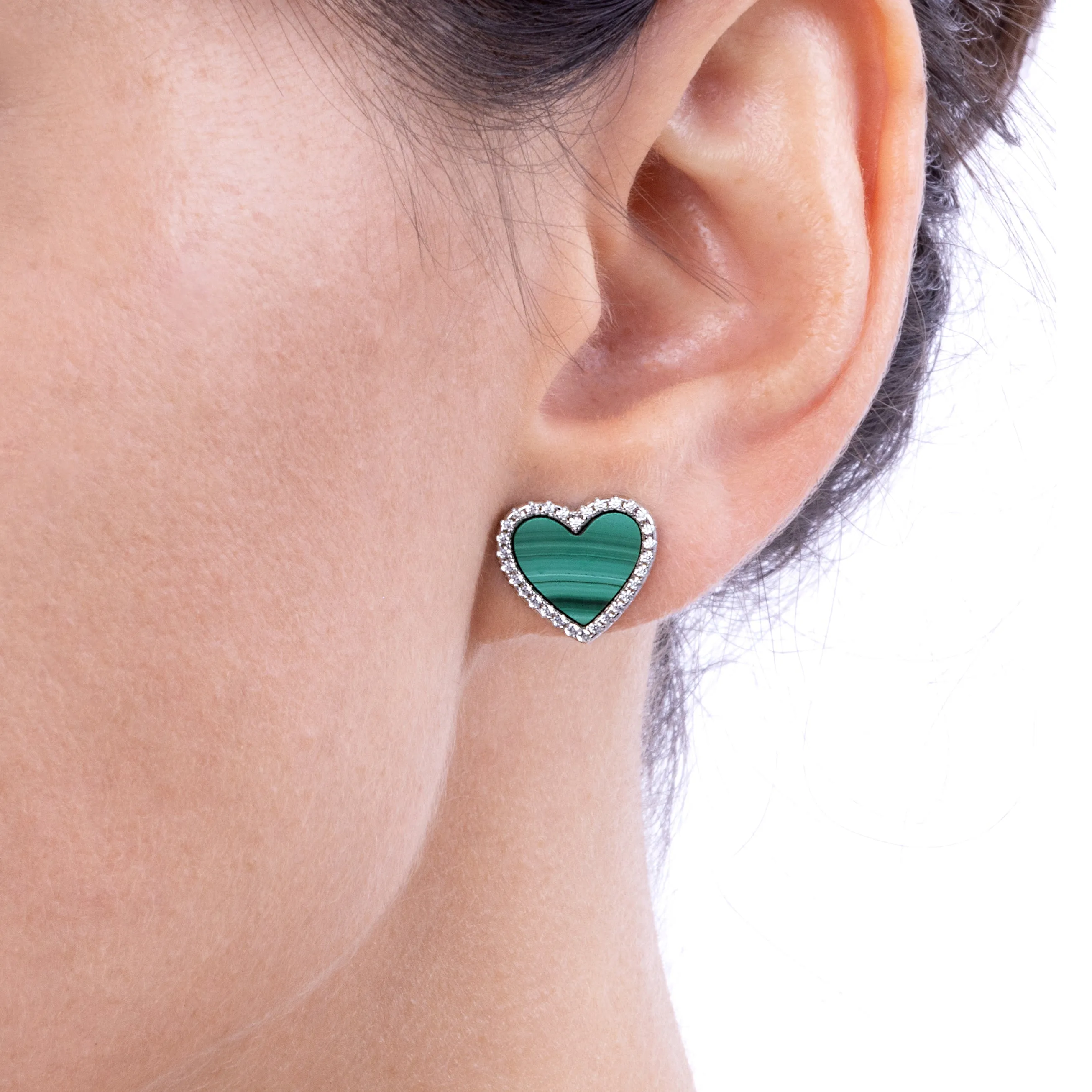 House of Hearts Blue Turquoise Earrings