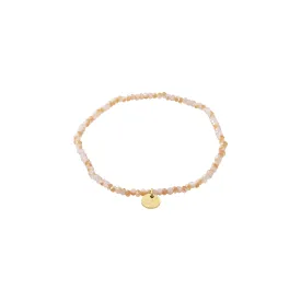 INDIE bracelet rose, gold-plated