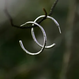 Jalo Hoop Earring in Silver