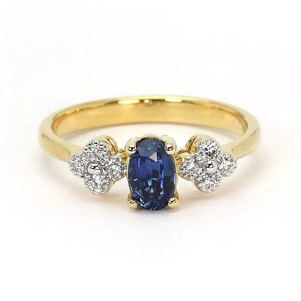 Marisela Natural Blue Sapphire Ring