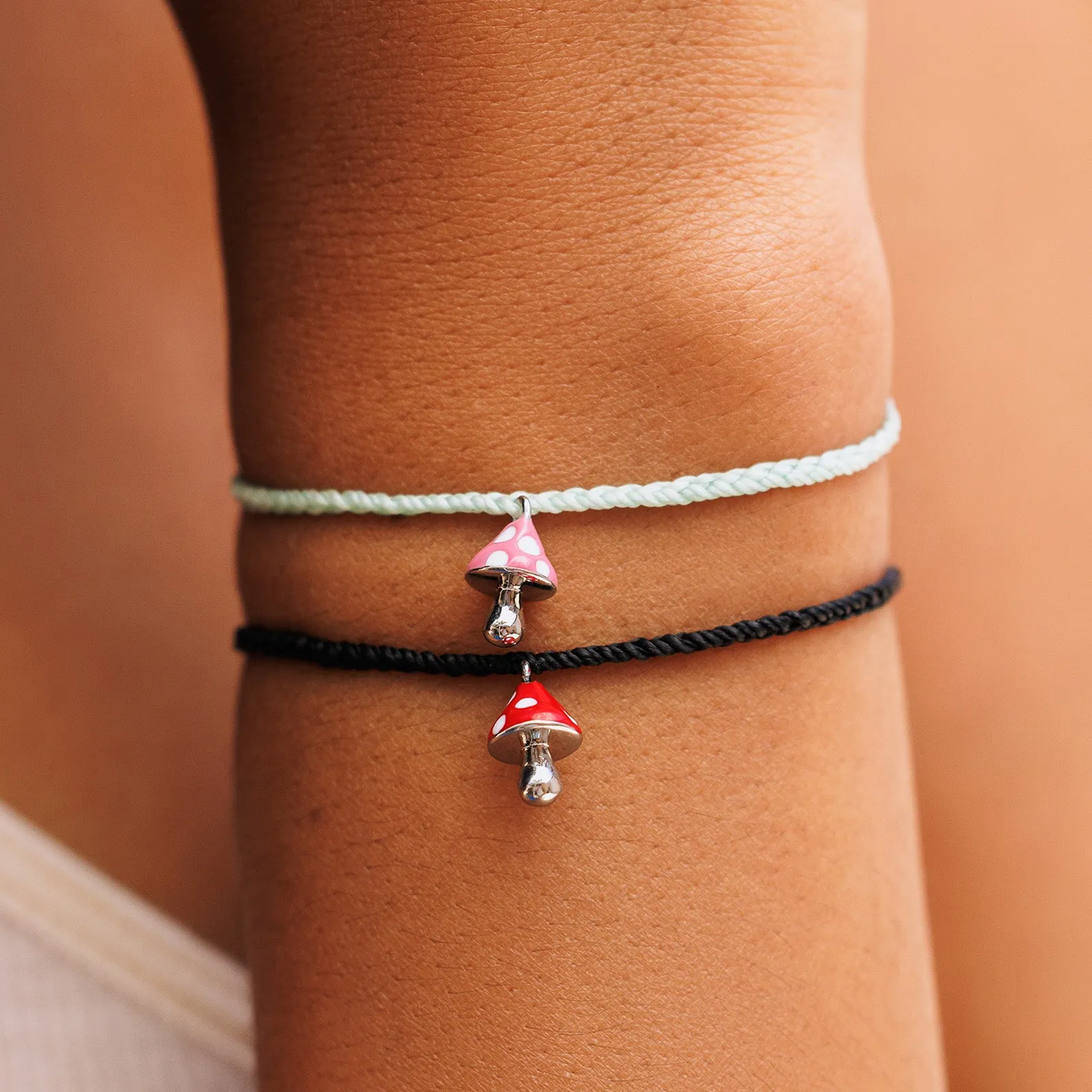 Mushroom Charm Bracelet