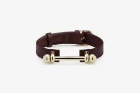 Music Bar Bracelet - Burgundy