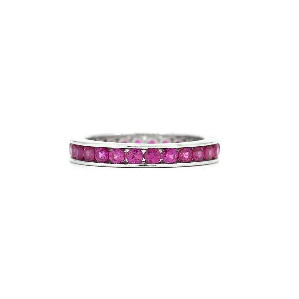 Omni 11 Ring in Sapphire Pink