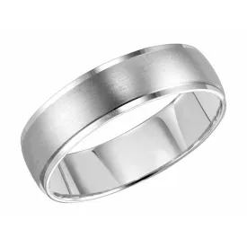 Polished & Brushed Wedding Band