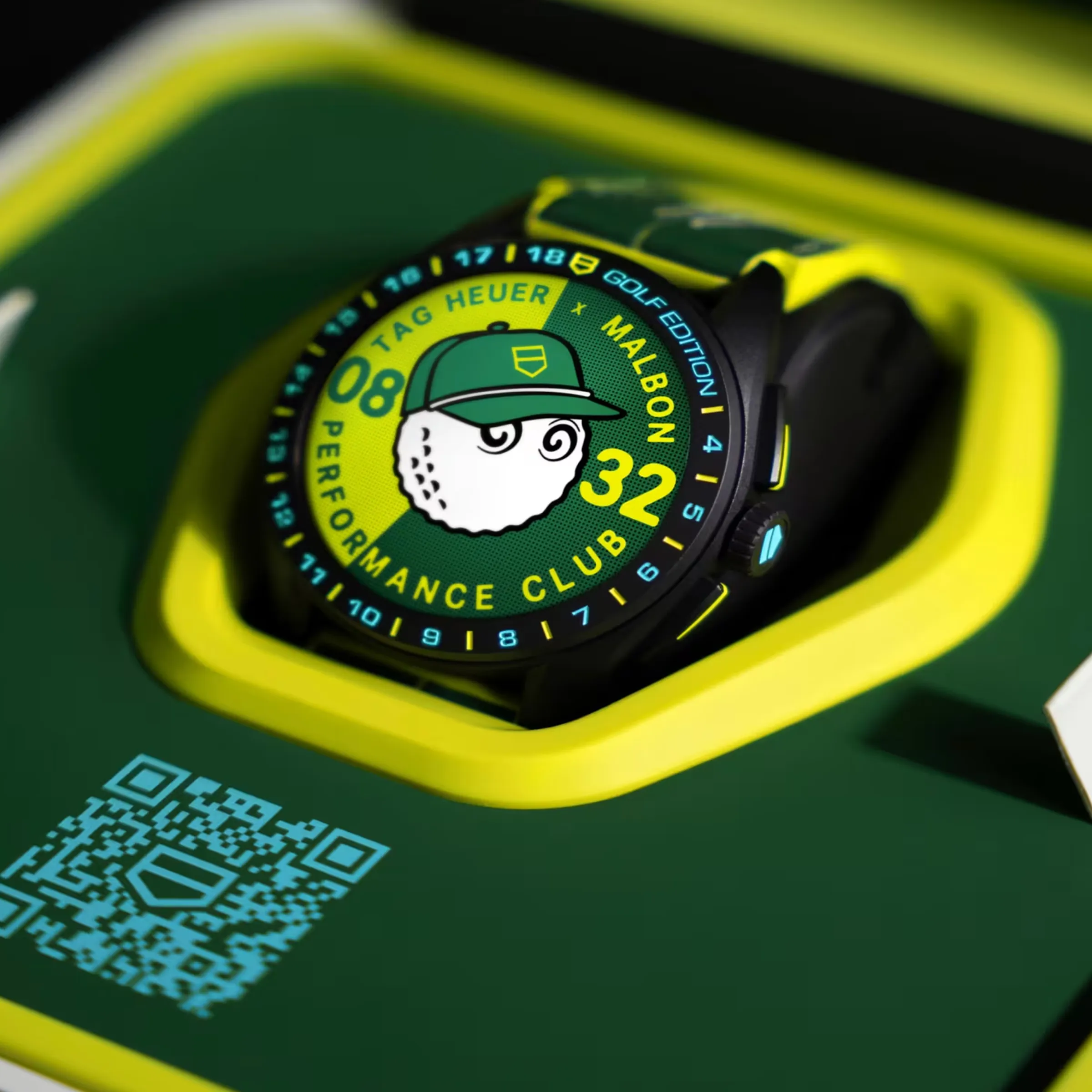 TAG HEUER CONNECTED CALIBRE E4 45 MM X MALBON GOLF EDITION