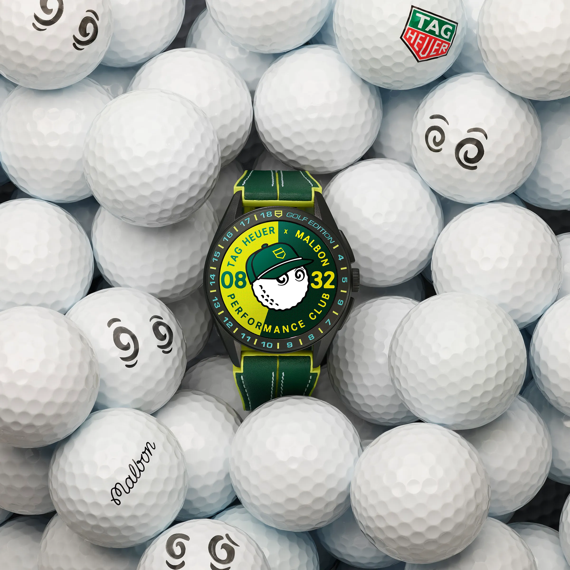 TAG HEUER CONNECTED CALIBRE E4 45 MM X MALBON GOLF EDITION