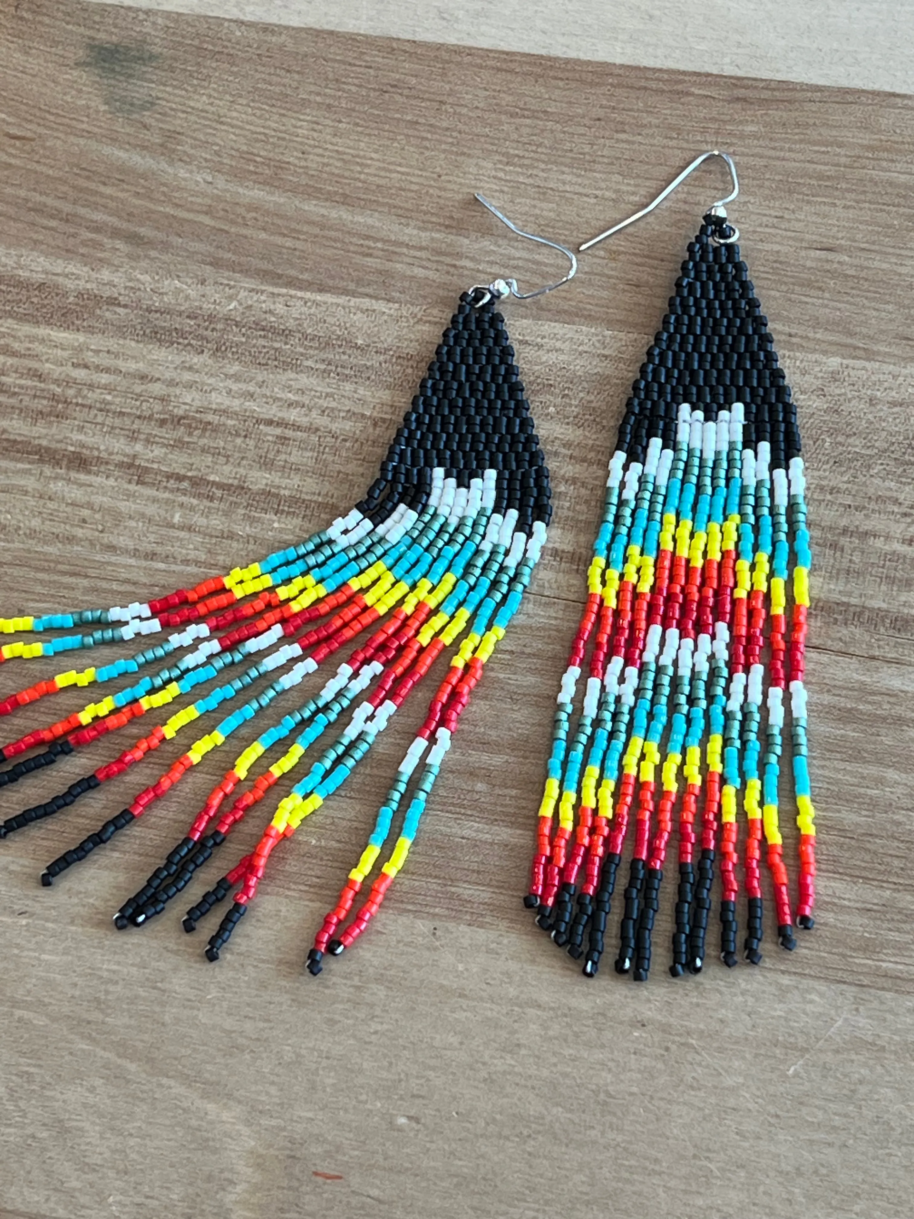 Texarkana Duster Handbeaded Earrings