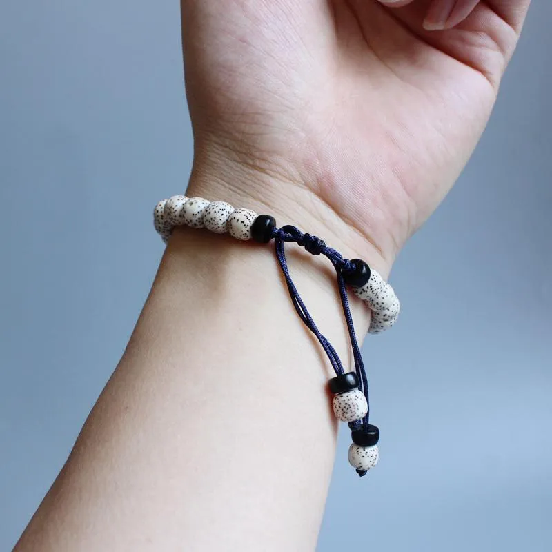 Tibetan Buddhist Handmade Moon-Star Bodhi Seed Bracelet